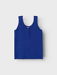 name it - NKFFILISA KNIT STRAP TOP - linnen - clematis blue - 2