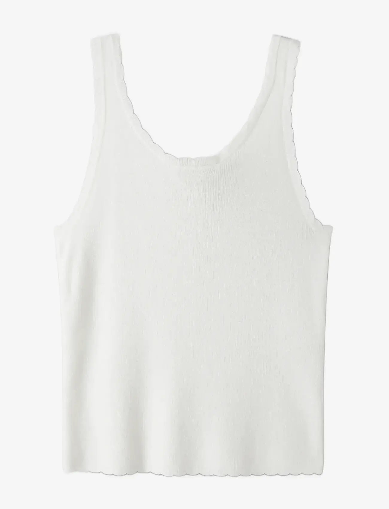 name it - NKFFILISA KNIT STRAP TOP - Ærmeløs undertrøje - cloud dancer - 1