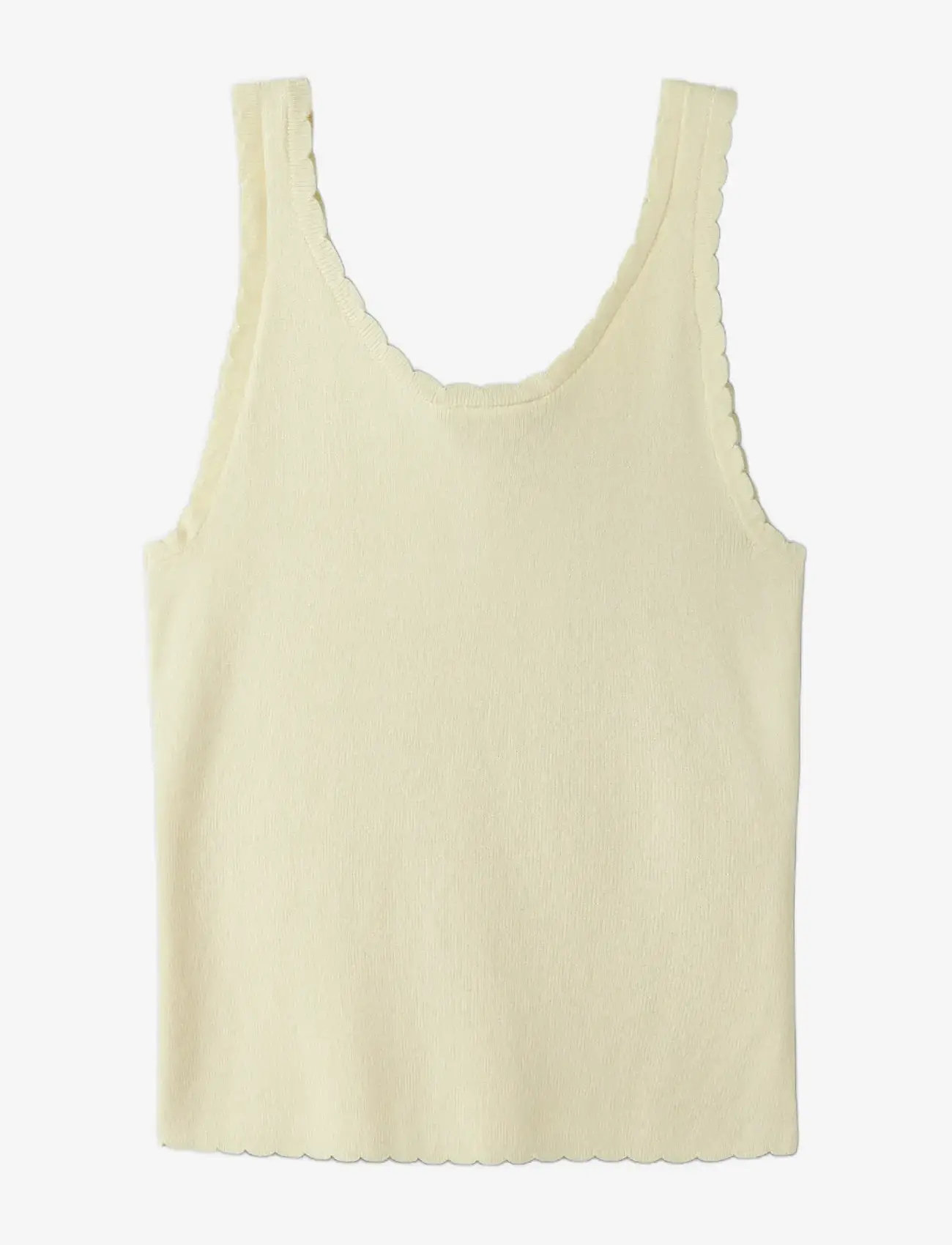 name it - NKFFILISA KNIT STRAP TOP - Ärmellose - pear sorbet - 1