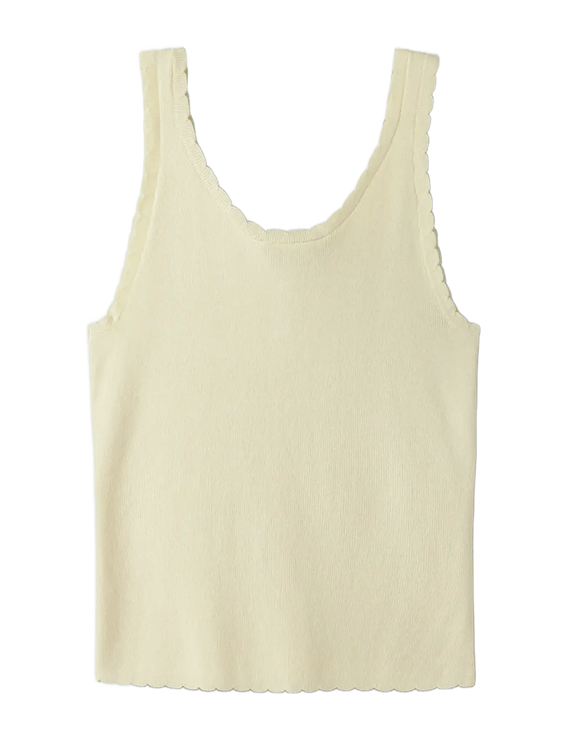 name it - NKFFILISA KNIT STRAP TOP - Ærmeløs undertrøje - pear sorbet - 1