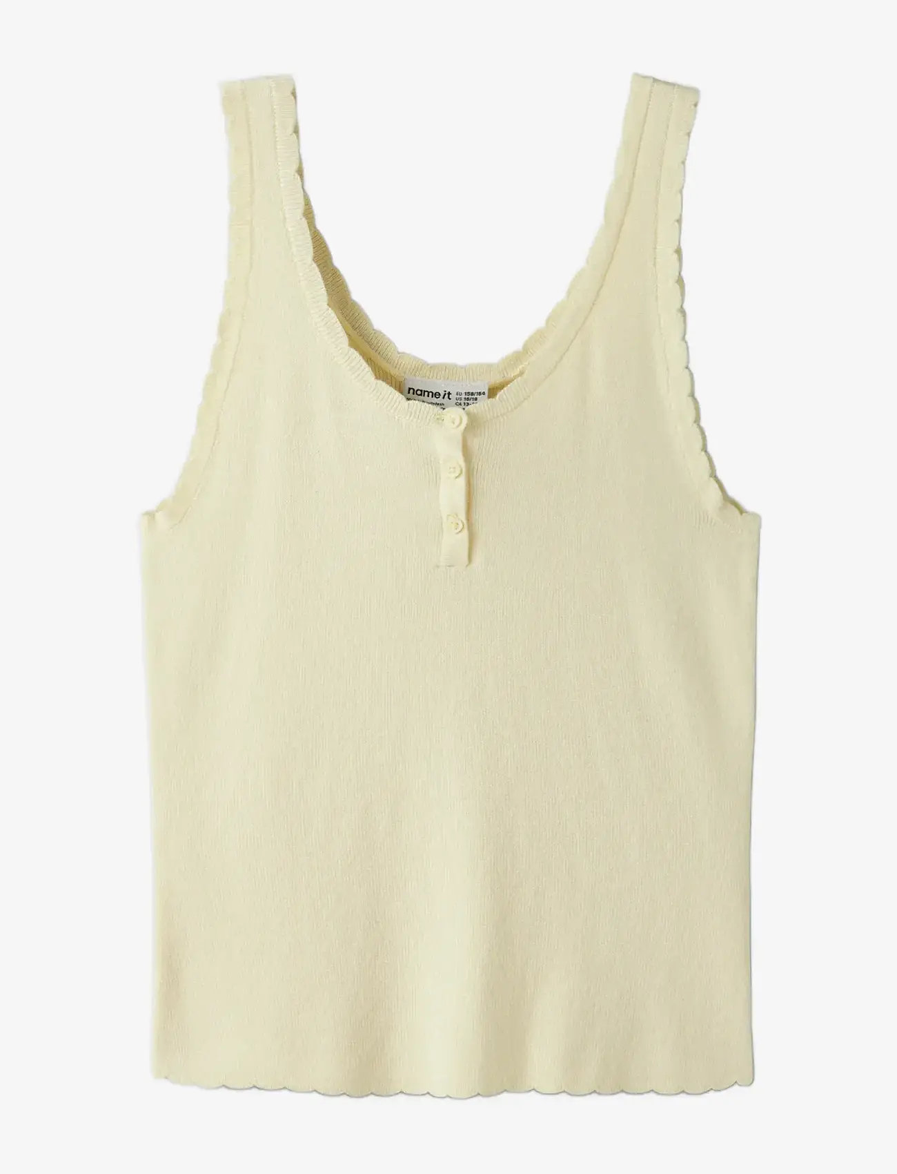 name it - NKFFILISA KNIT STRAP TOP - Ärmellose - pear sorbet - 2