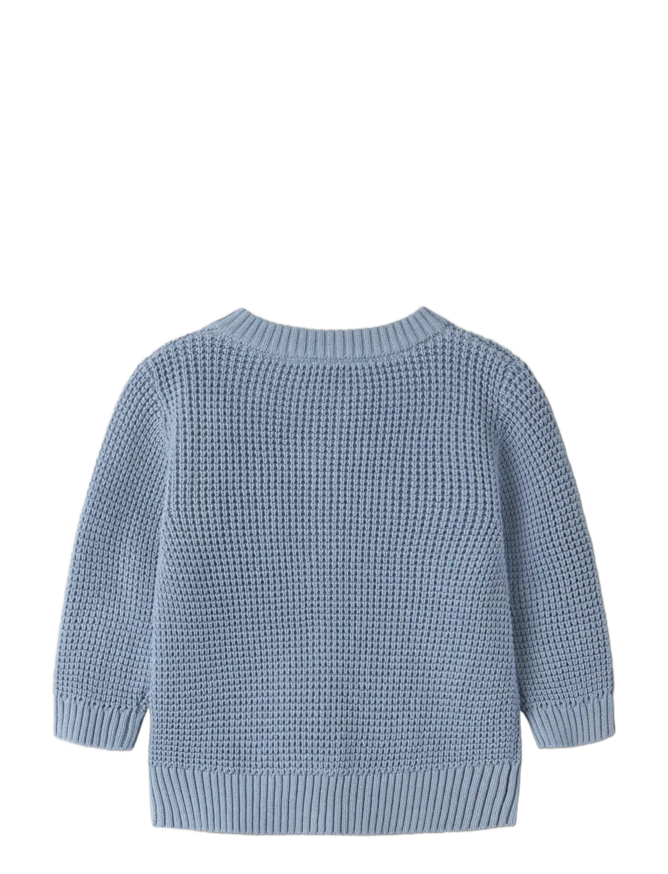 name it - NBNBUBBA LS KNIT CARD NOOS - cardigans - ashley blue - 1