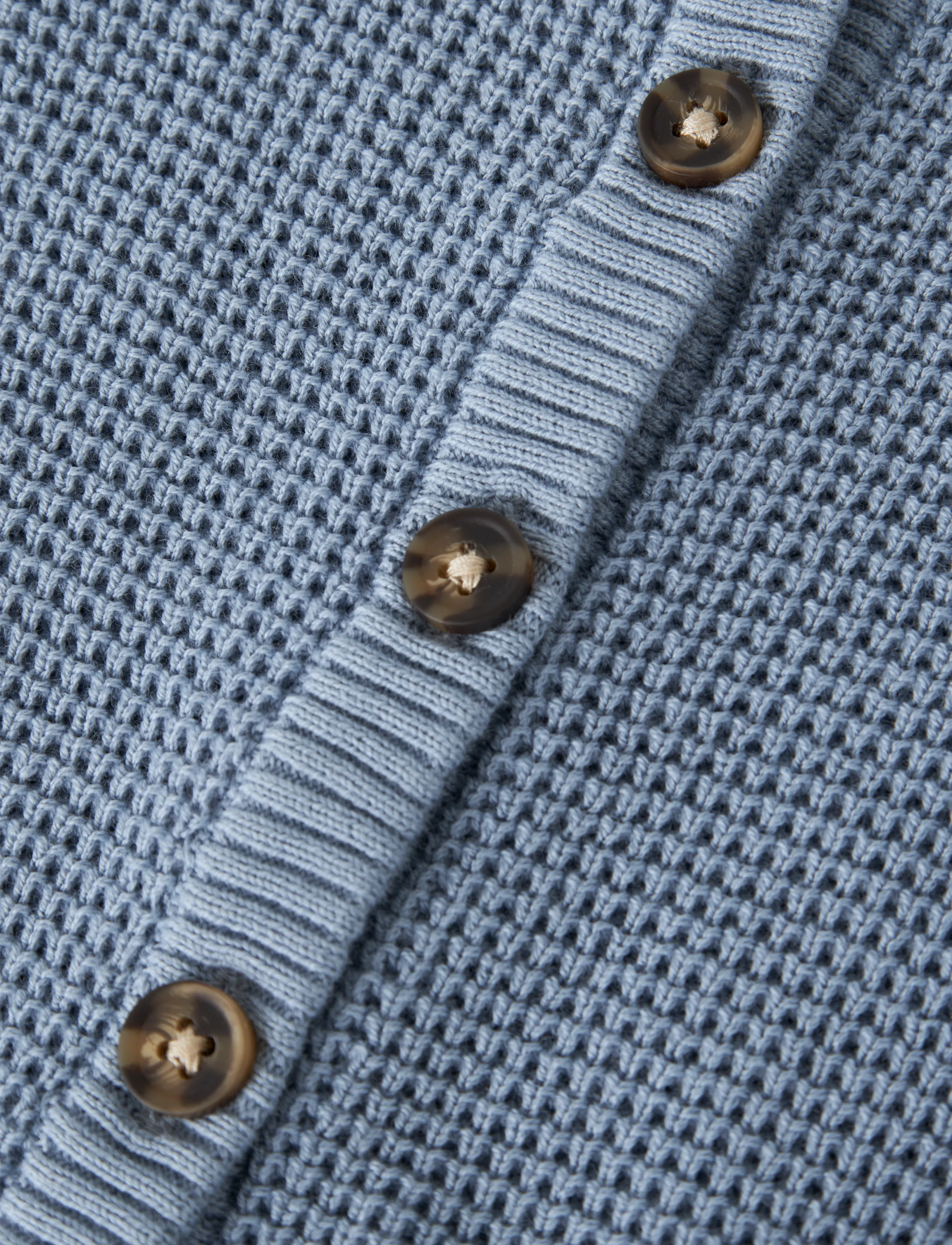 name it - NBNBUBBA LS KNIT CARD NOOS - cardigans - ashley blue - 2