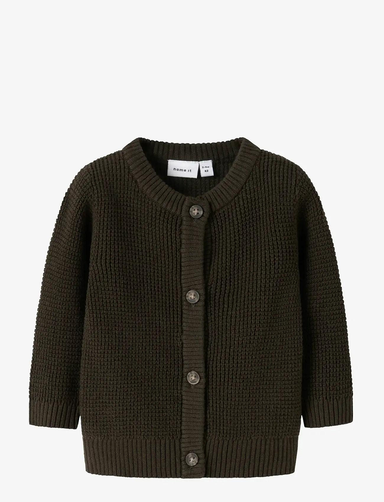 name it - NBNBUBBA LS KNIT CARD NOOS - cardigans - delicioso - 0