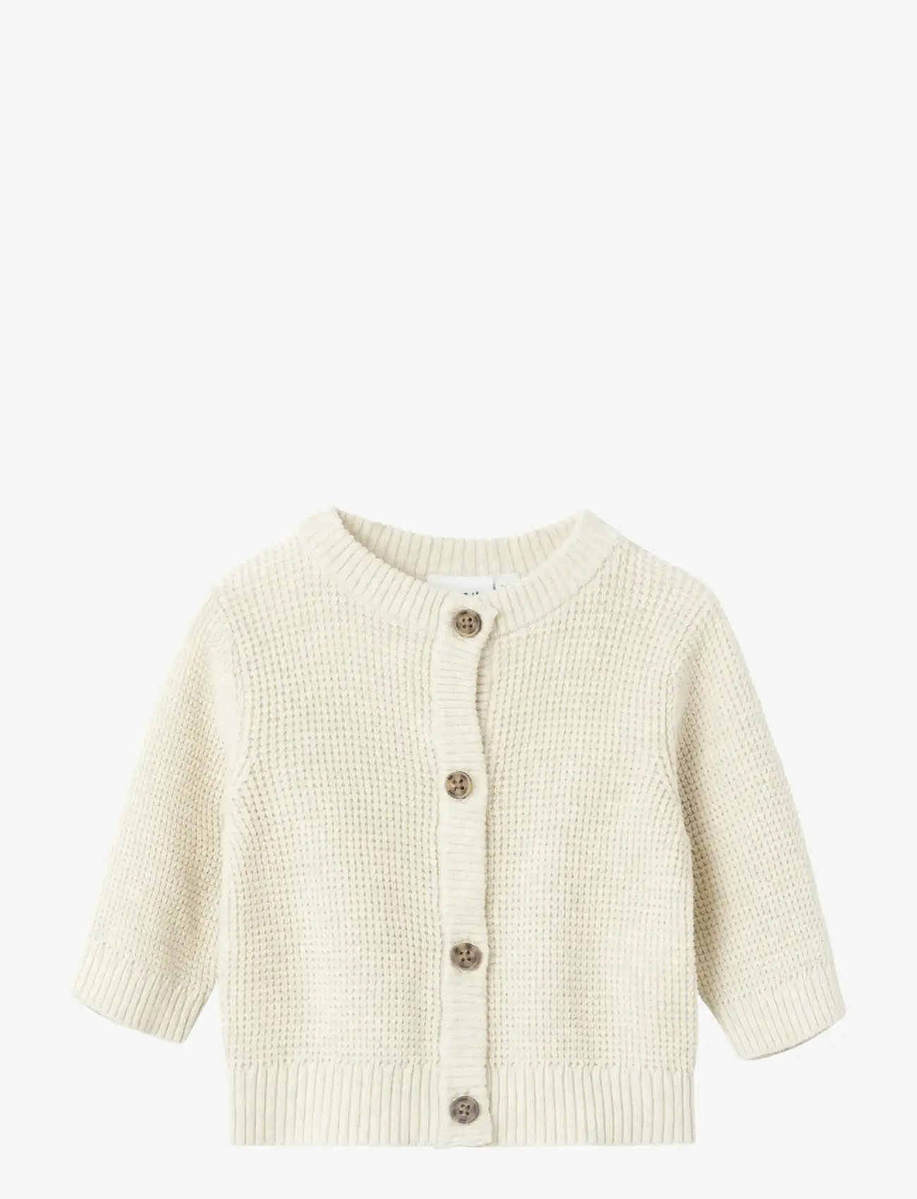 name it - NBNBUBBA LS KNIT CARD NOOS - koftor - peyote melange - 1