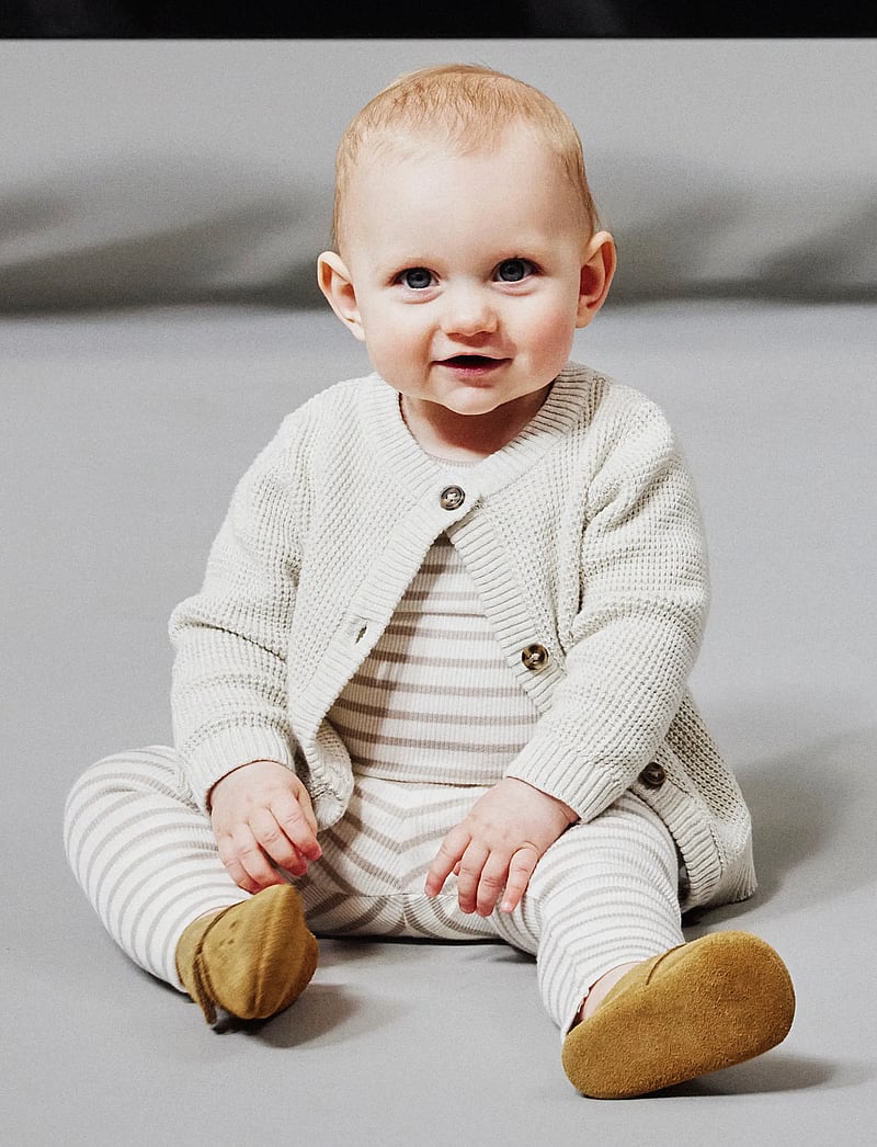 name it - NBNBUBBA LS KNIT CARD NOOS - koftor - peyote melange - 3