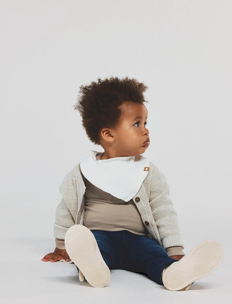 name it - NBNBUBBA LS KNIT CARD NOOS - koftor - peyote melange - 4