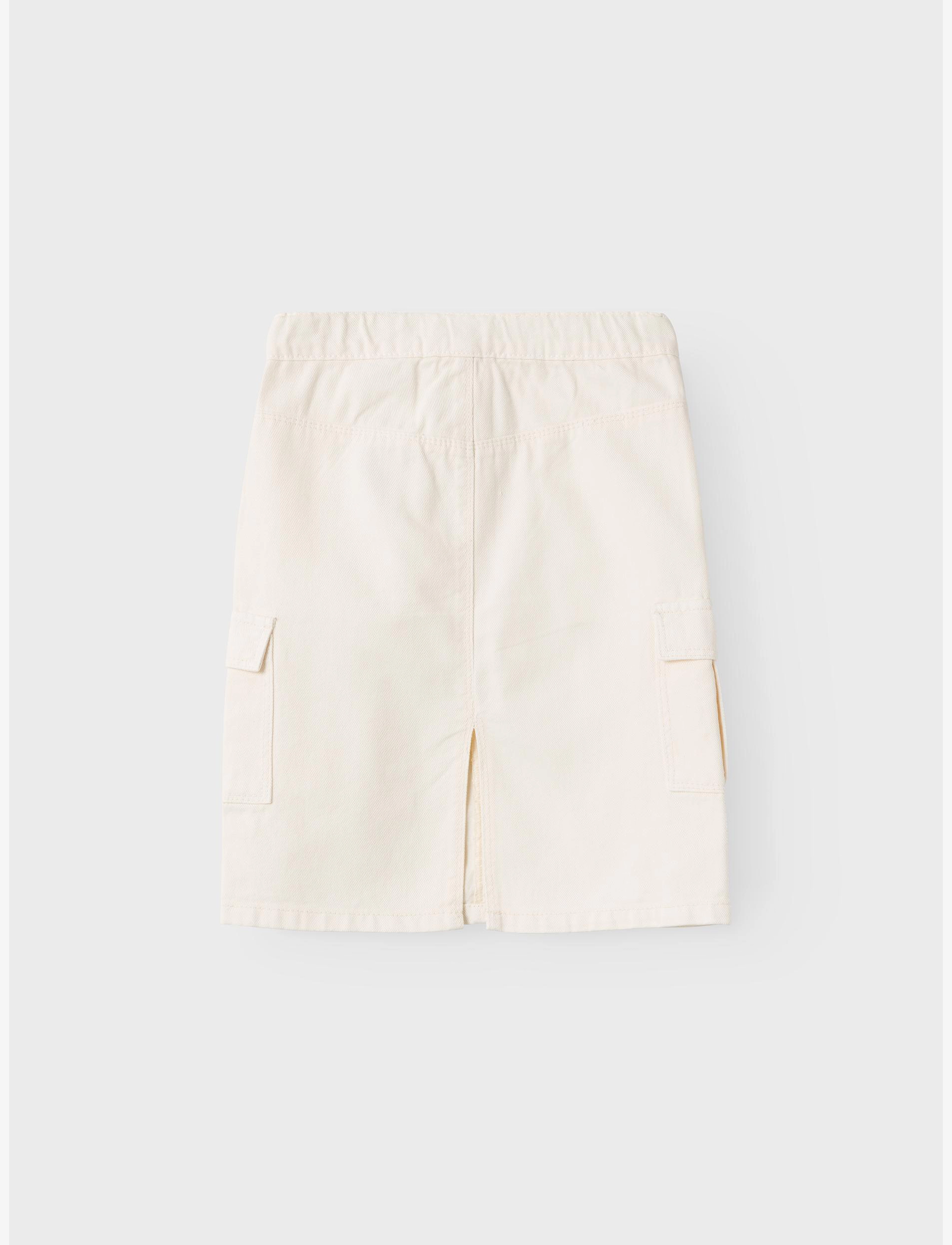 name it - NKFRORY MIDI TWI SKIRT 6410-ZT F - korte nederdele - whisper white - 2