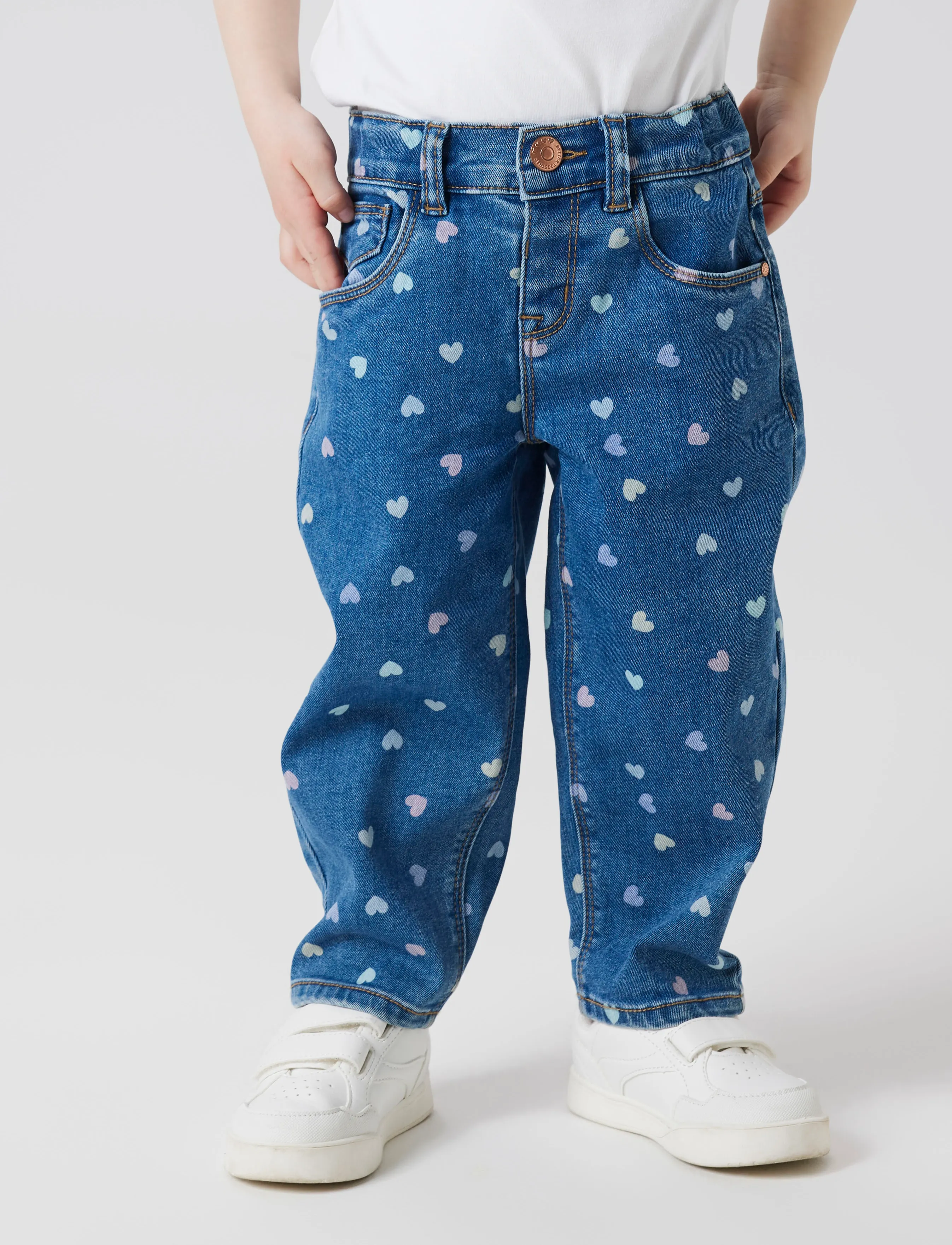 name it - NMFBELLA MOM SHAPED JEANS 3555-ON NOOS - regular jeans - denim blue - 4