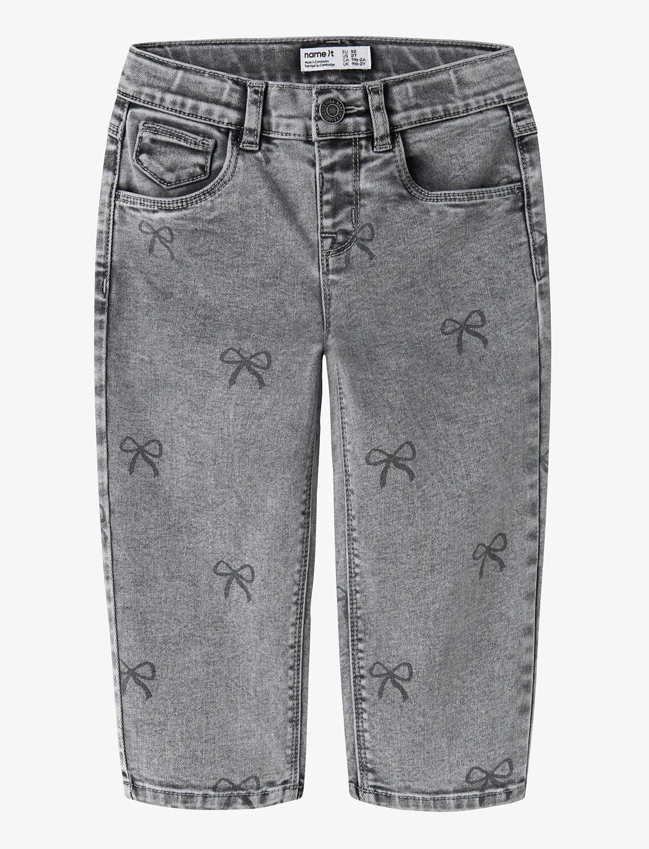 name it - NMFBELLA MOM SHAPED JEANS 3555-ON NOOS - regular jeans - light grey denim - 0