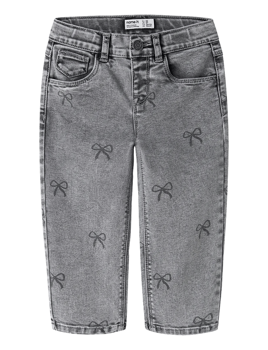 name it - NMFBELLA MOM SHAPED JEANS 3555-ON NOOS - sirged teksad - light grey denim - 0