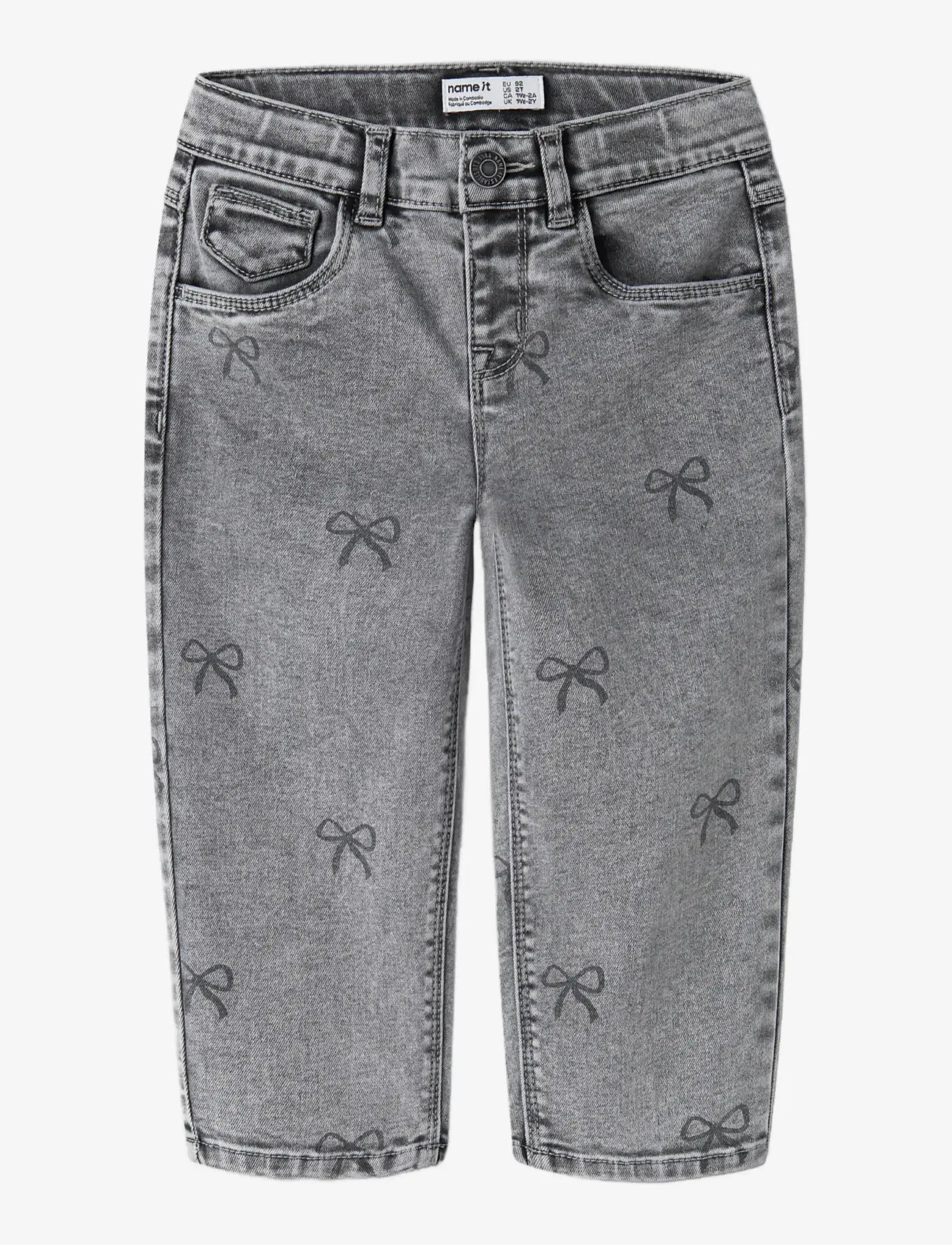 name it - NMFBELLA MOM SHAPED JEANS 3555-ON NOOS - regular jeans - light grey denim - 2