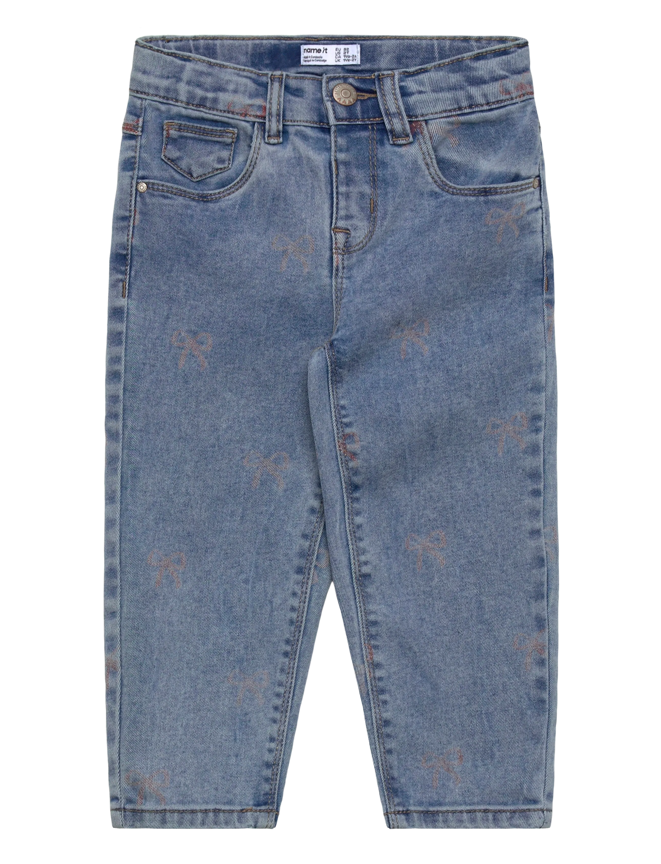 name it NMFBELLA MOM SHAPED JEANS 3555-ON NOOS - Nach Größe einkaufen - MEDIUM BLUE DENIM / blue