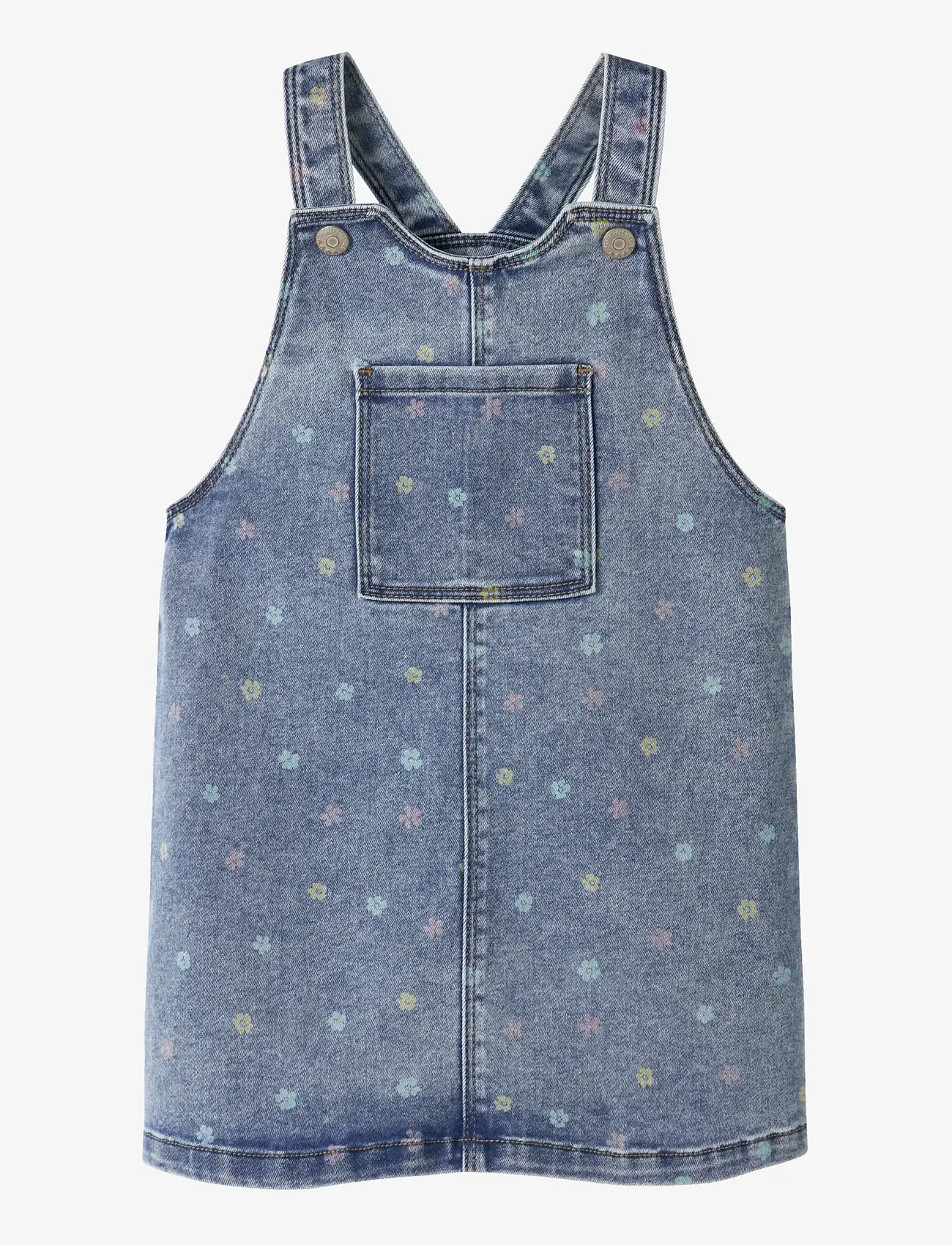 name it - NMFROSA SHORT DNM BIBSKIRT 3555-ON NOOS - overalls - medium blue denim - 0