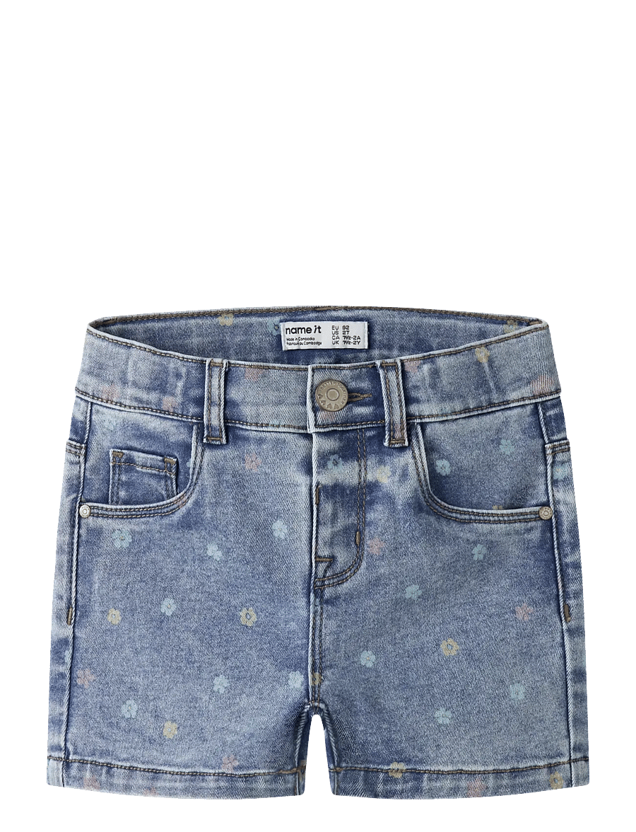 name it - NMFSALLI SLIM DNM SHORTS 3555-ON NOOS - jeansshorts - medium blue denim - 0