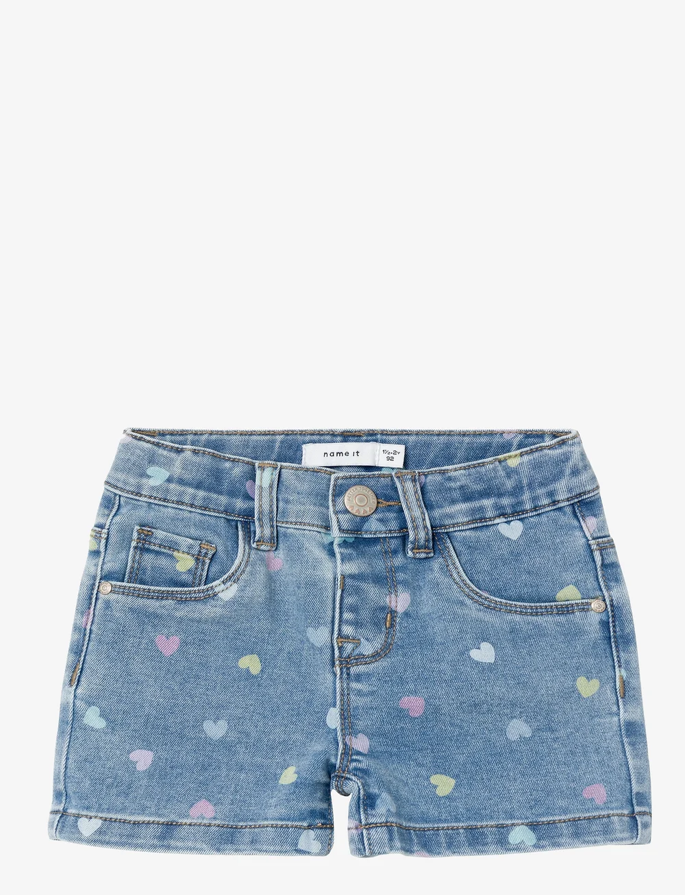 name it - NMFSALLI SLIM DNM SHORTS 3555-ON NOOS - jeansshorts - medium blue denim - 1