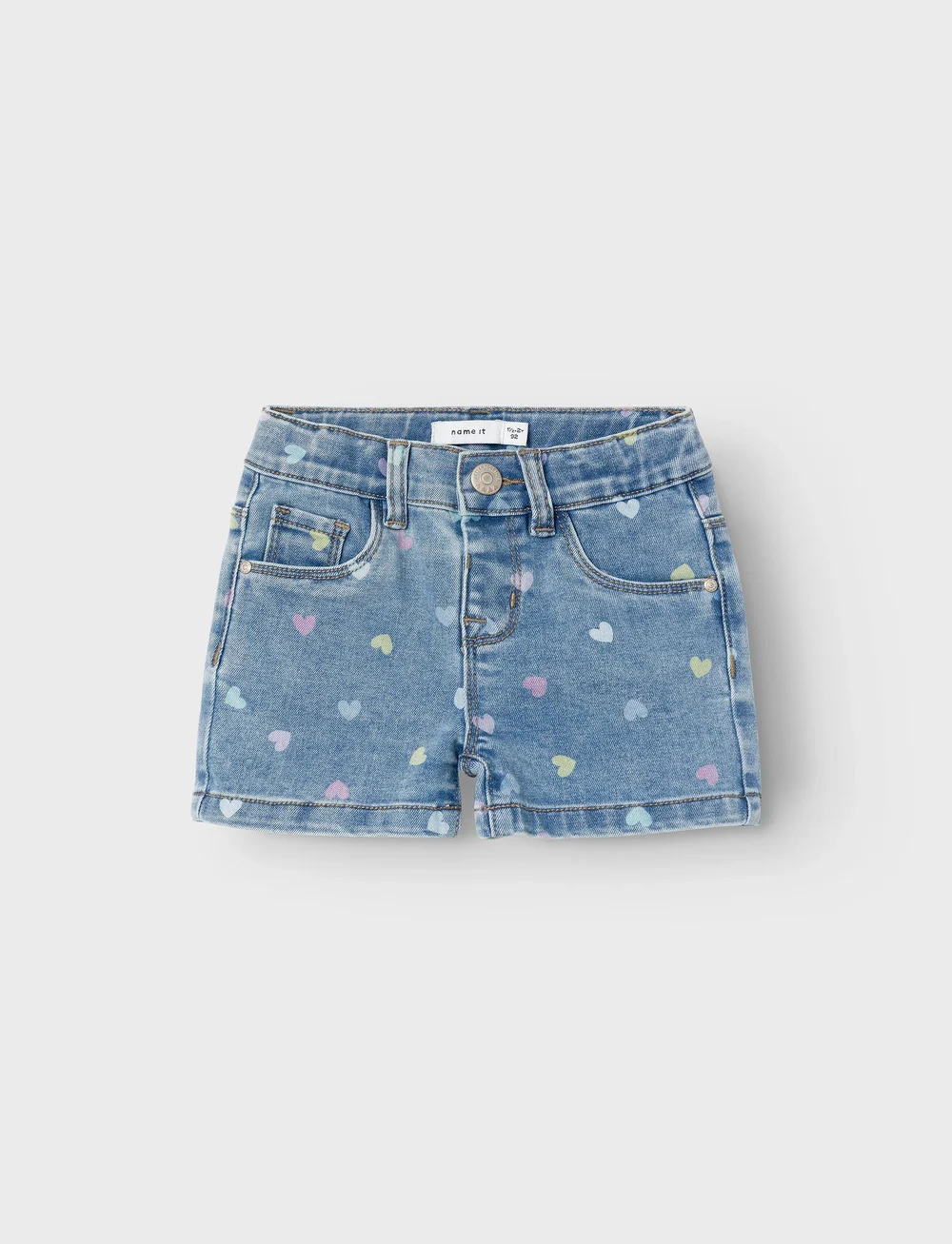 name it - NMFSALLI SLIM DNM SHORTS 3555-ON NOOS - jeansshorts - medium blue denim - 0
