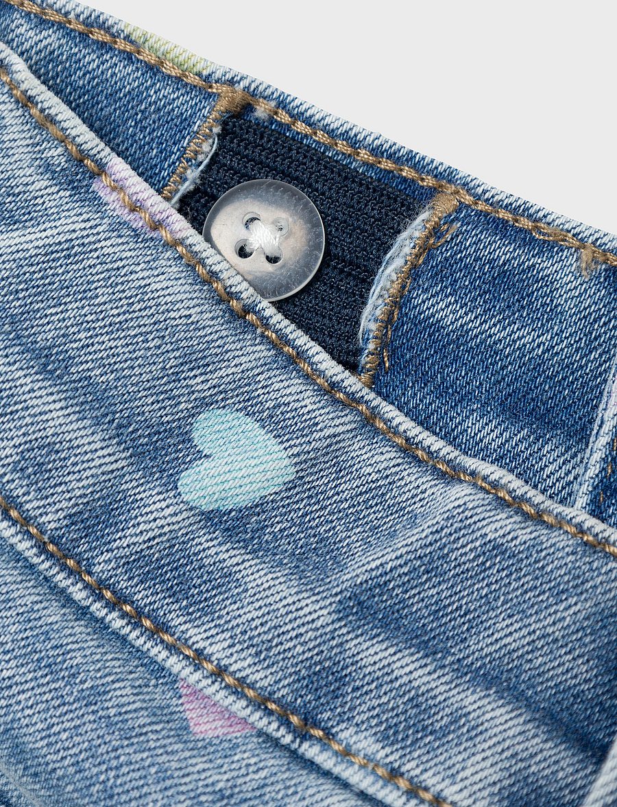 name it - NMFSALLI SLIM DNM SHORTS 3555-ON NOOS - denimshorts - medium blue denim - 3
