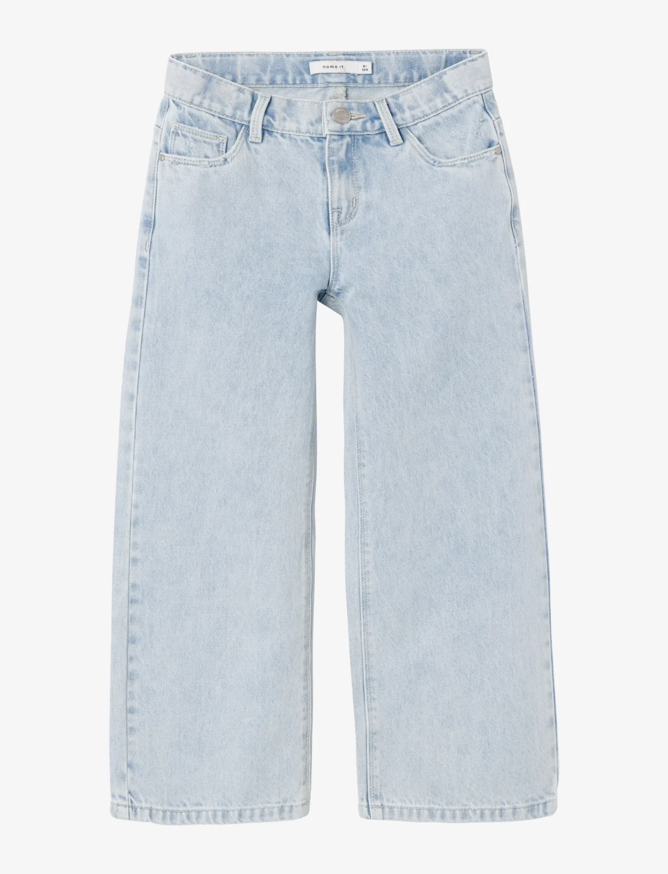 name it - NKFBELLA WIDE JEANS 5216-HX F - brede jeans - light blue denim - 0