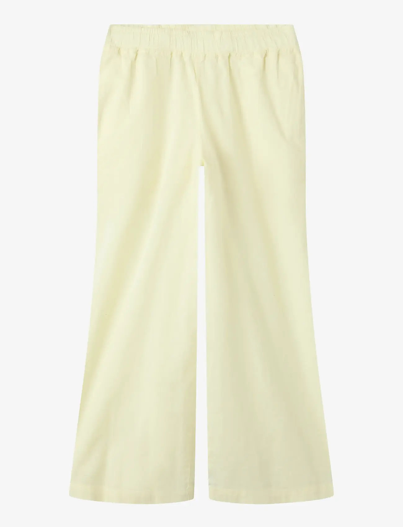 name it - NKFFALINNEN WIDE PANT NOOS - bukser - pear sorbet - 0