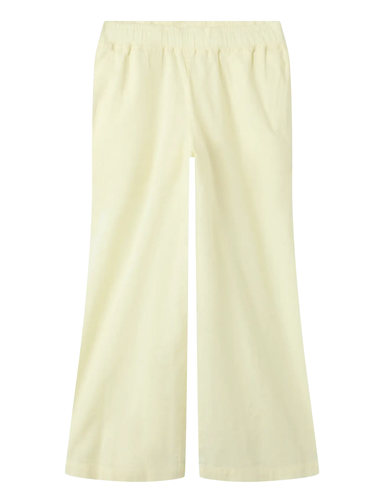name it NKFFALINNEN WIDE PANT NOOS - Nýkomið - PEAR SORBET / yellow