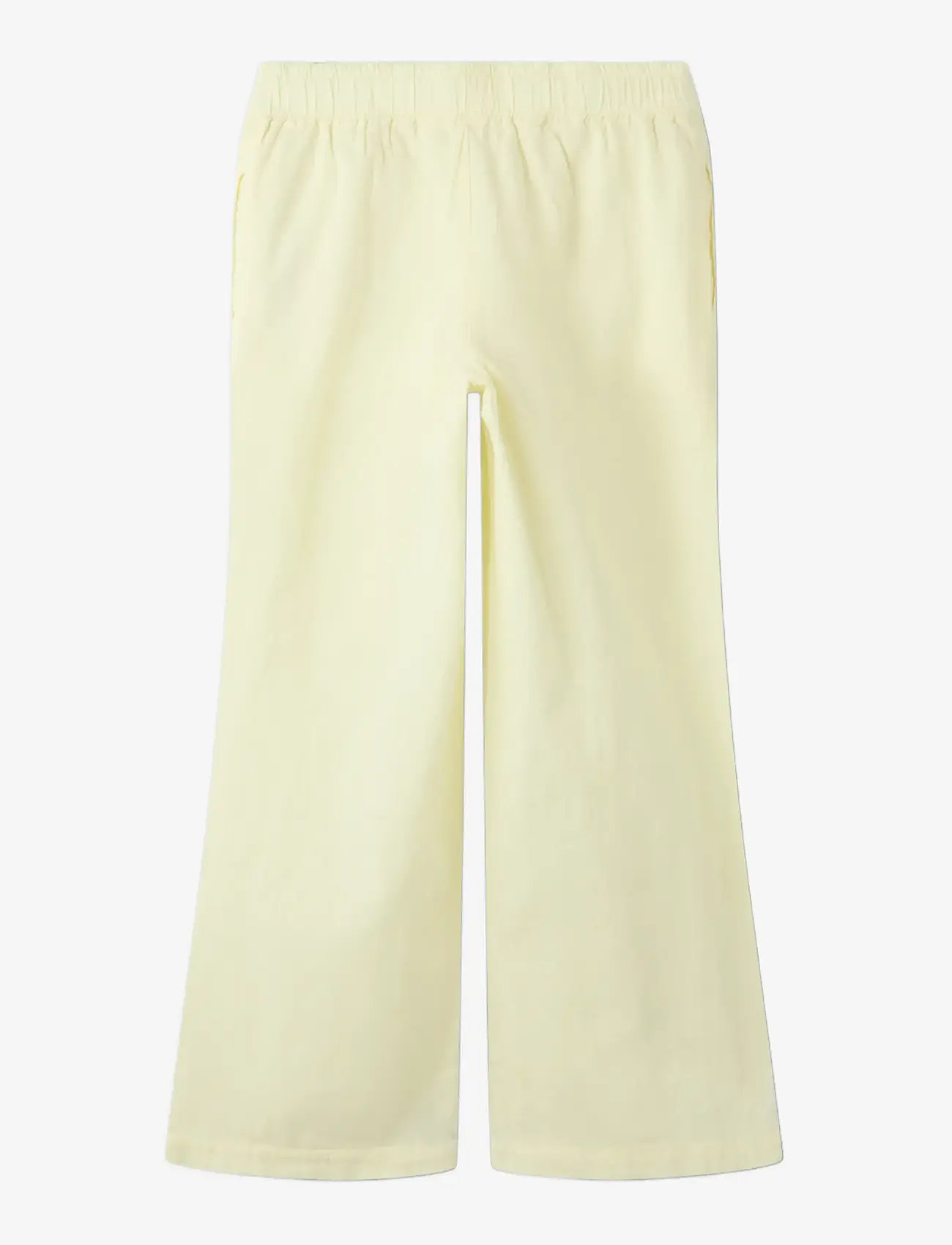 name it - NKFFALINNEN WIDE PANT NOOS - bukser - pear sorbet - 1