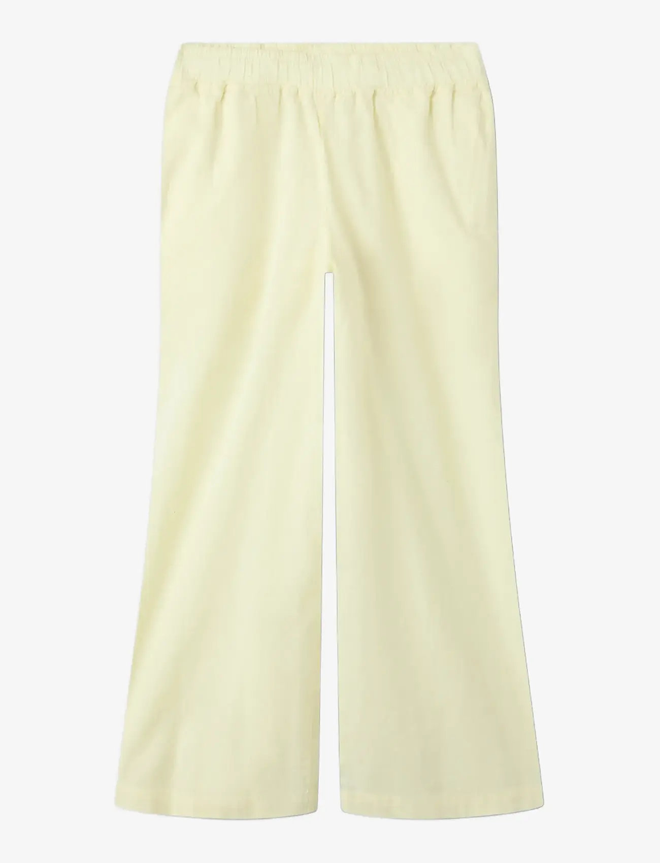 name it - NKFFALINNEN WIDE PANT NOOS - bukser - pear sorbet - 2