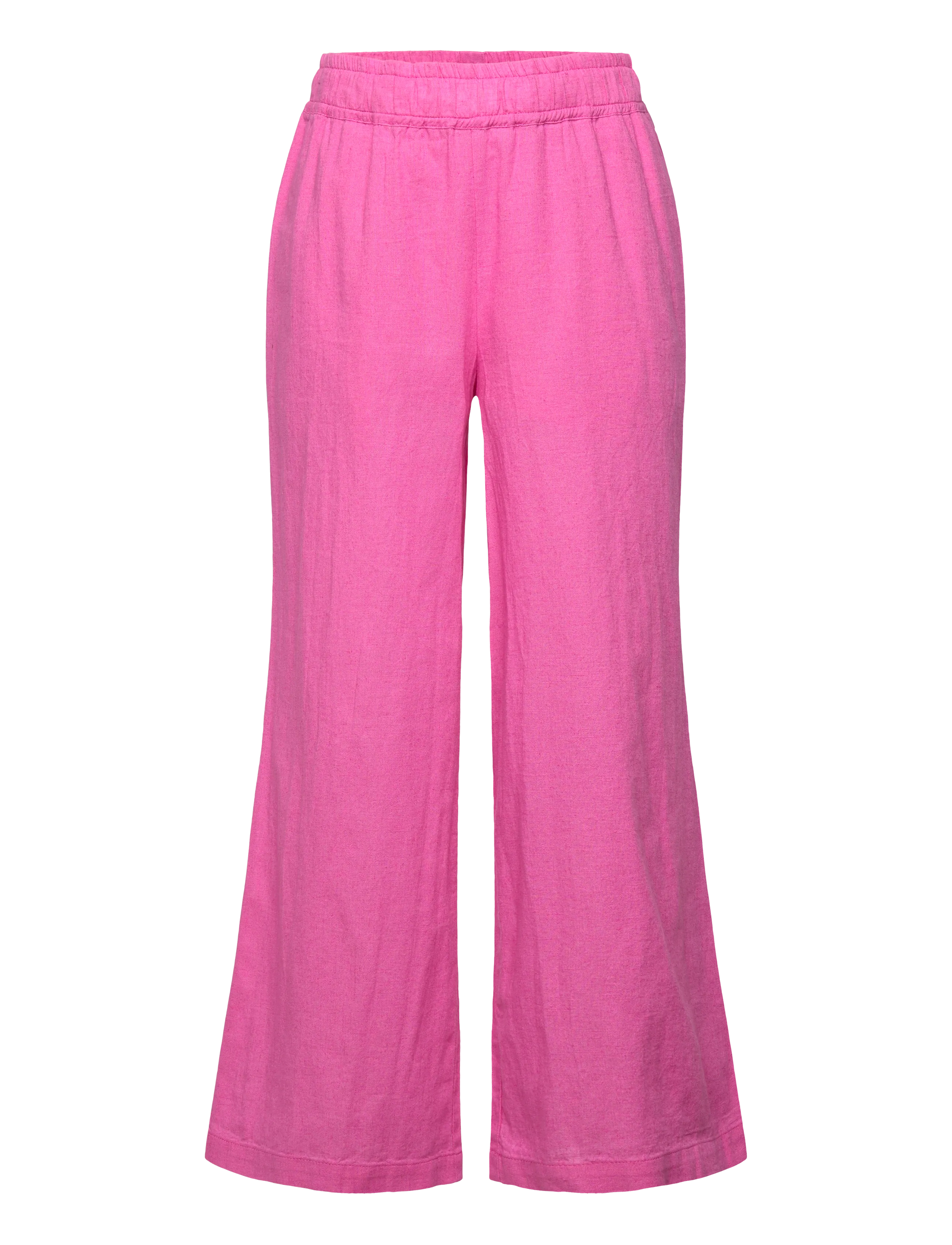 name it NKFFALINNEN WIDE PANT NOOS - Trousers - STRAWBERRY MOON / pink/rose