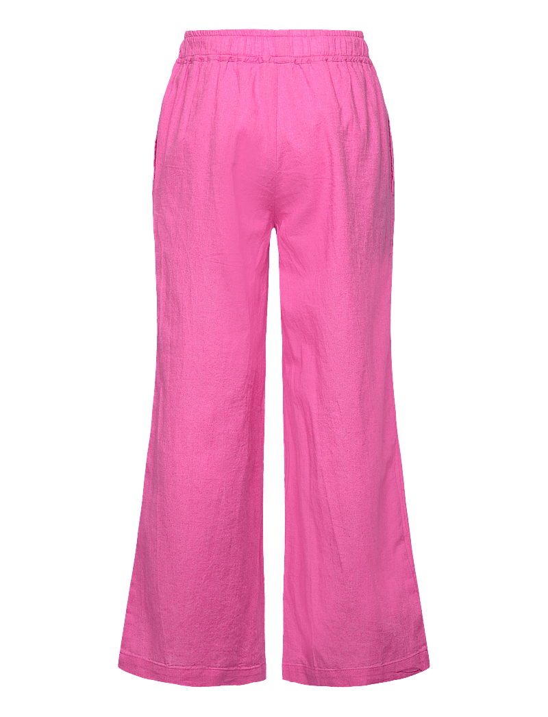 name it - NKFFALINNEN WIDE PANT NOOS - bukser - strawberry moon - 1