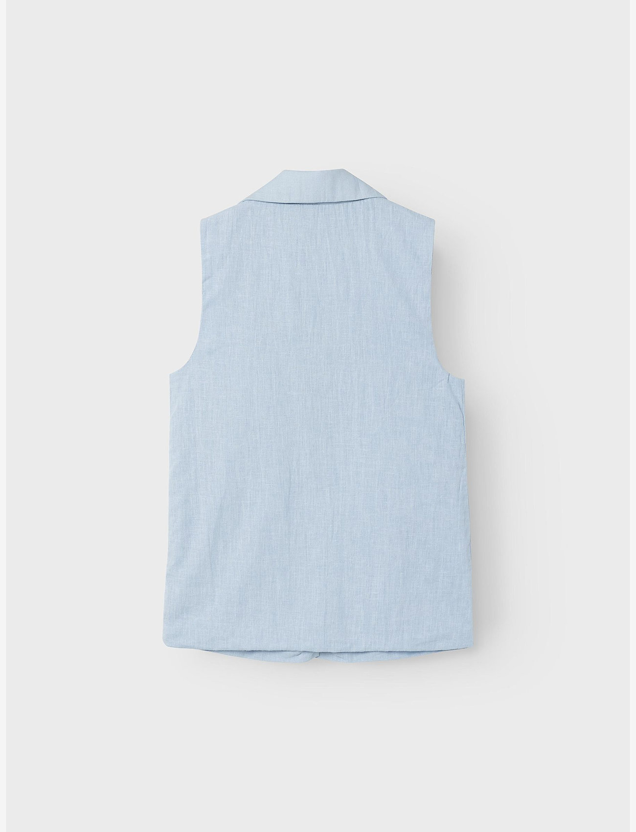 name it - NKFFALINNEN WAISTCOAT - västar - chambray blue - 2