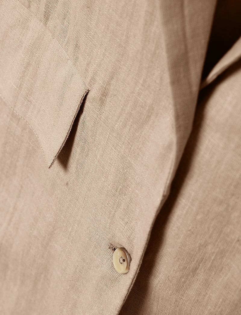 name it - NKFFALINNEN WAISTCOAT - vests - humus - 5