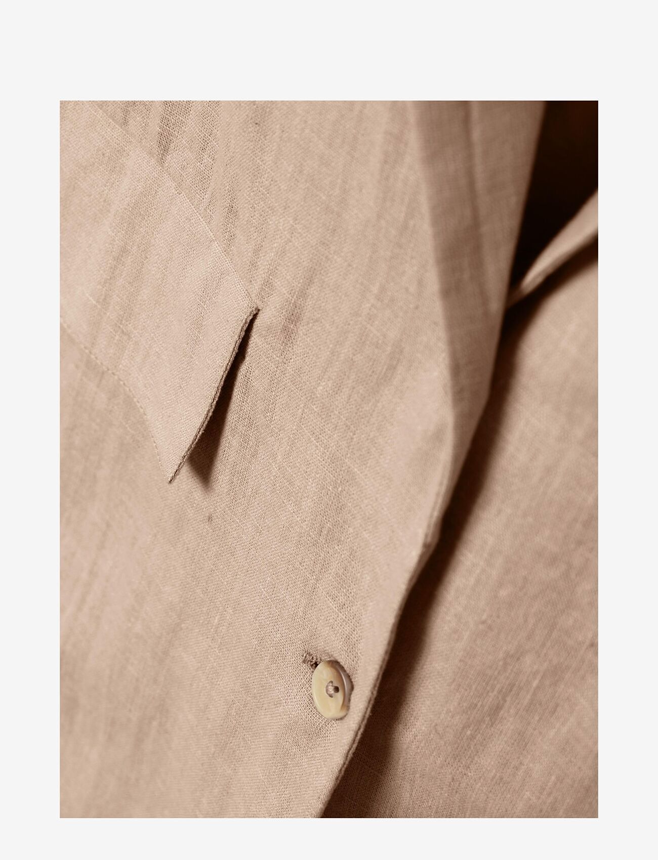 name it - NKFFALINNEN WAISTCOAT - vests - humus - 4