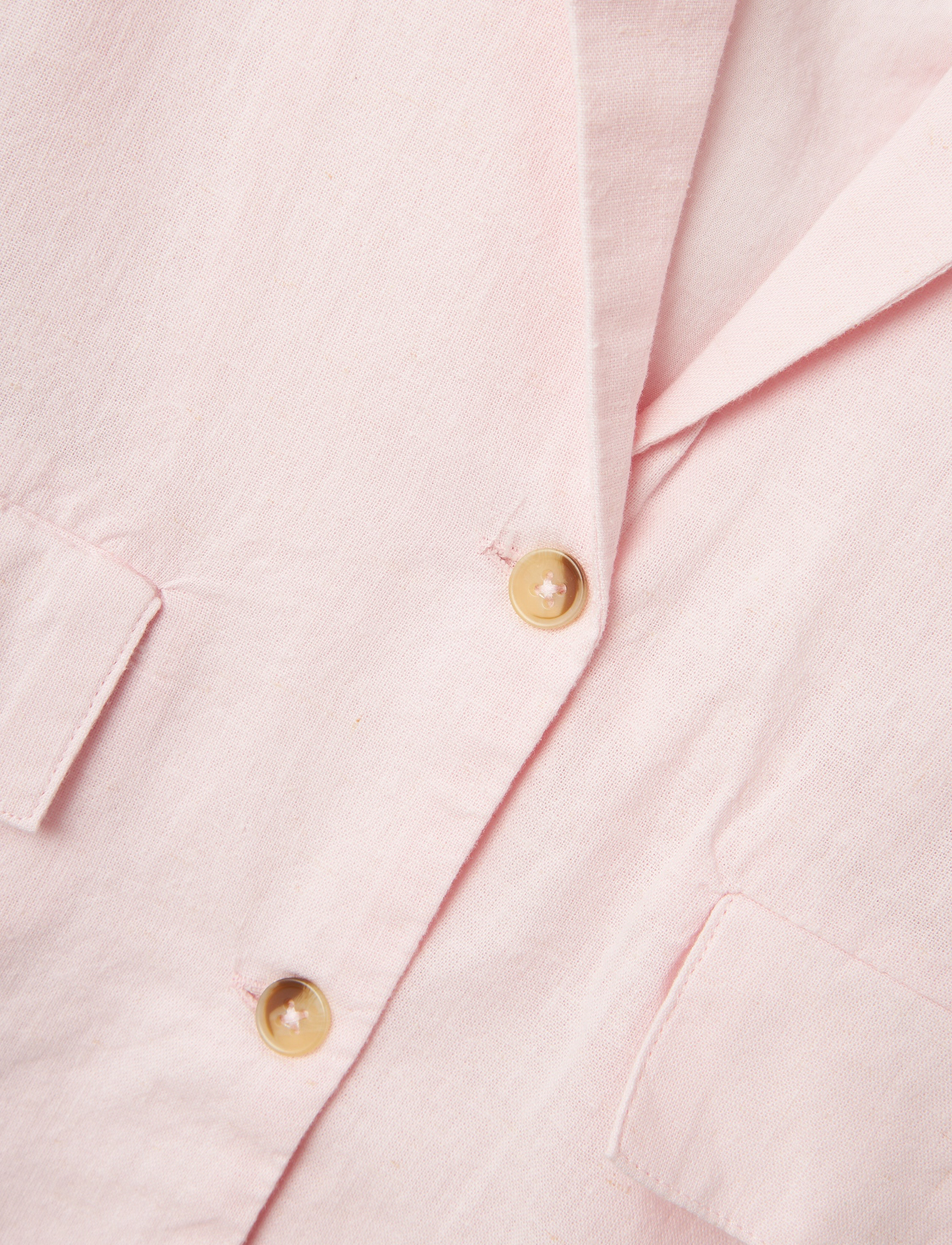 name it - NKFFALINNEN WAISTCOAT - laveste priser - parfait pink - 4