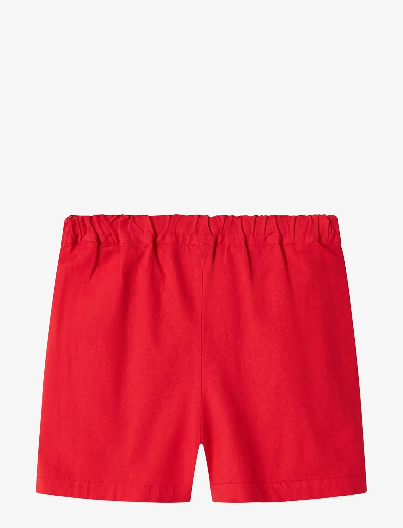 name it - NKFFALINNEN SHORTS - casual shorts - chinese red - 1