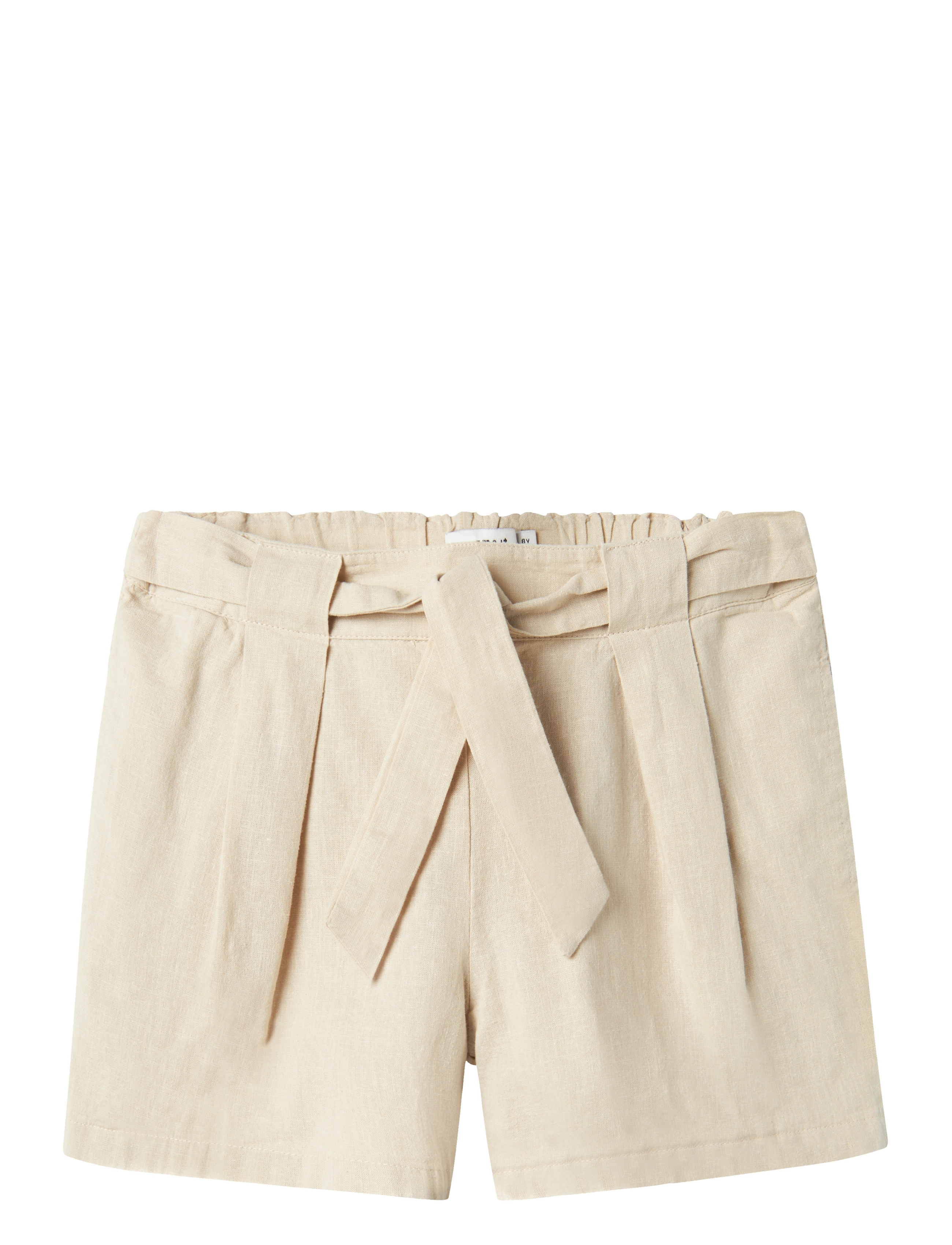 NAME IT Nkffalinnen Shorts Beige - 116 - Kinder