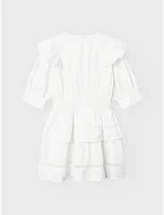 name it - NKFFATIDIA 2/4 DRESS - short-sleeved casual dresses - bright white - 2