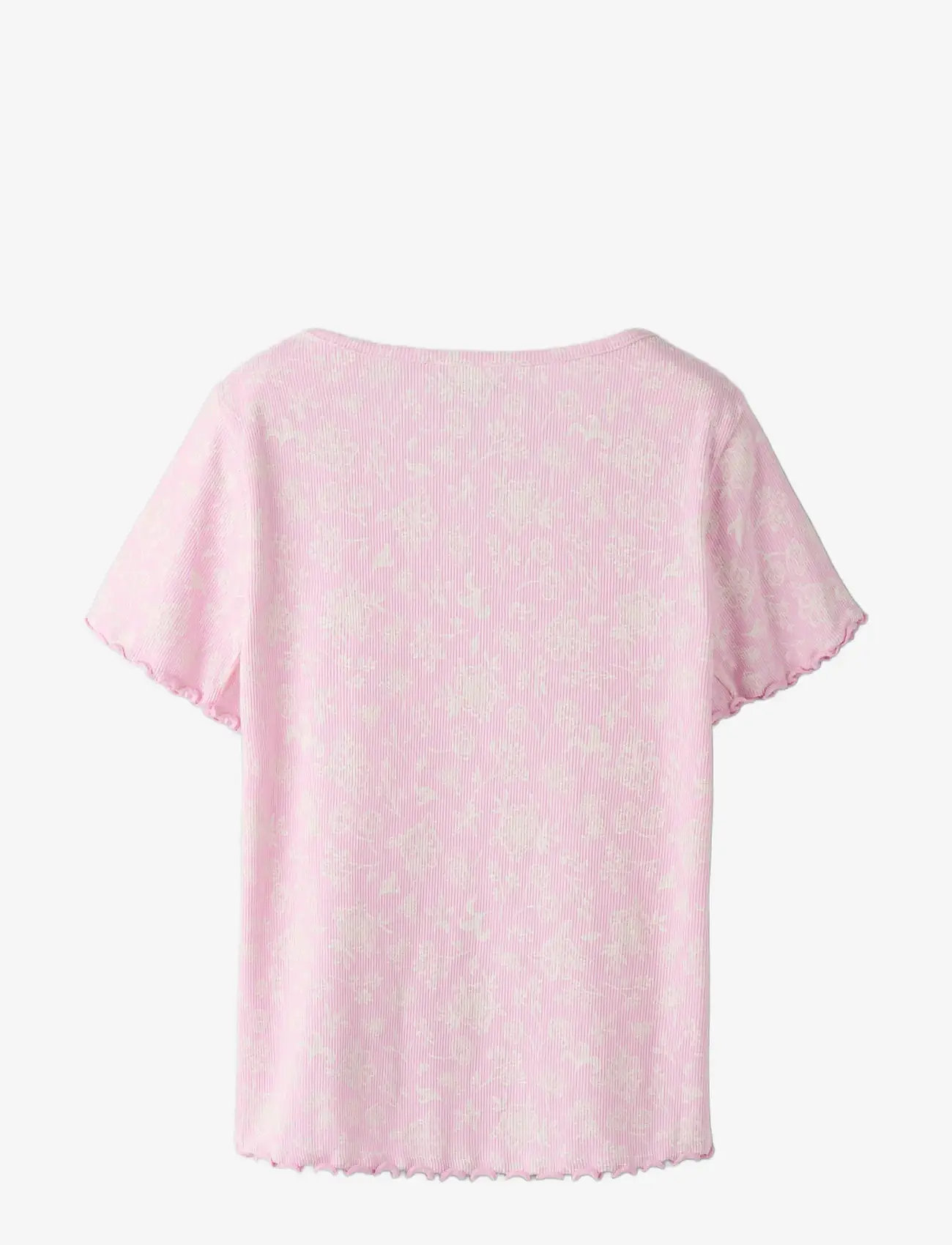 name it - NKFVEMIA AOP SS SLIM TOP - kortærmede t-shirts - pirouette - 2