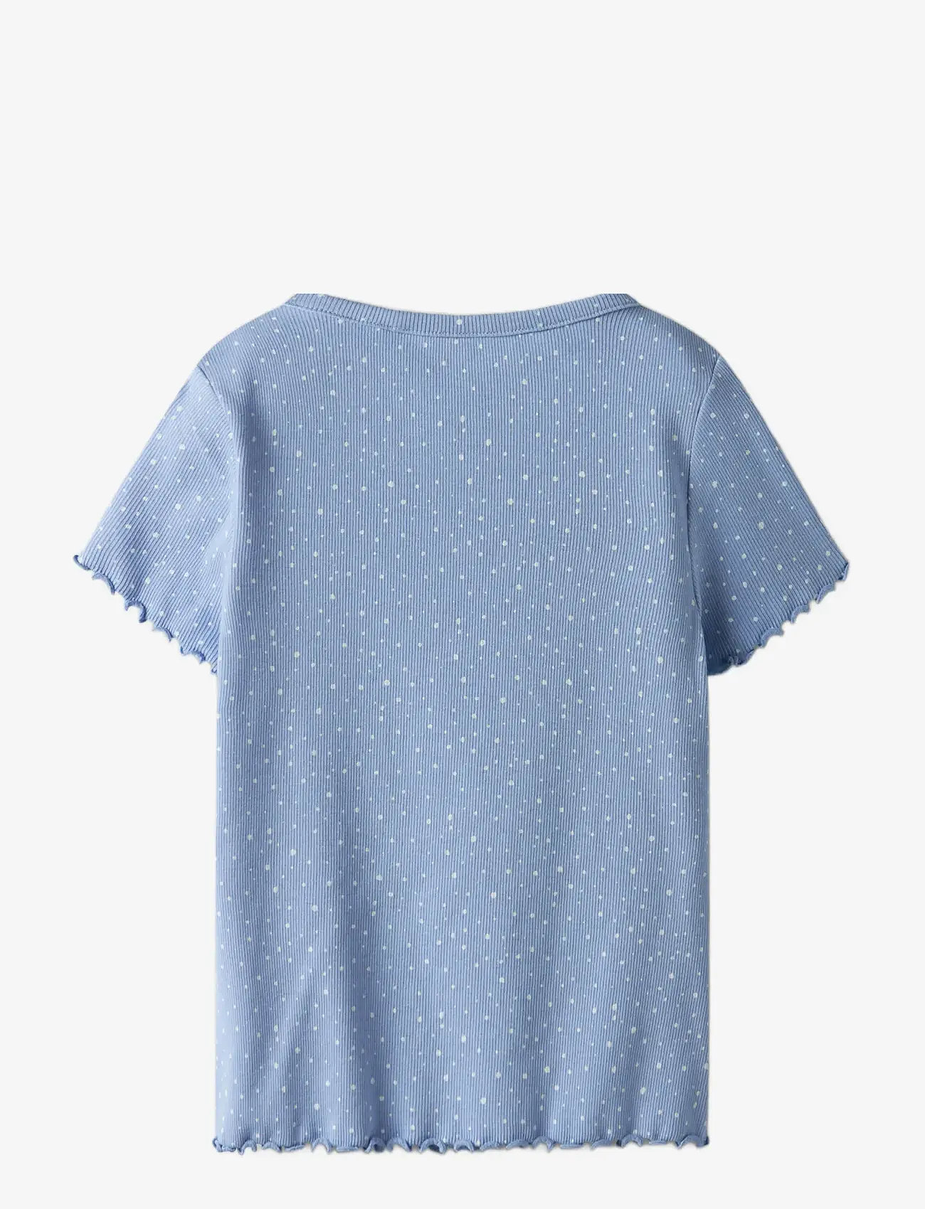 name it - NKFVEMIA AOP SS SLIM TOP - kortærmede t-shirts - serenity - 1