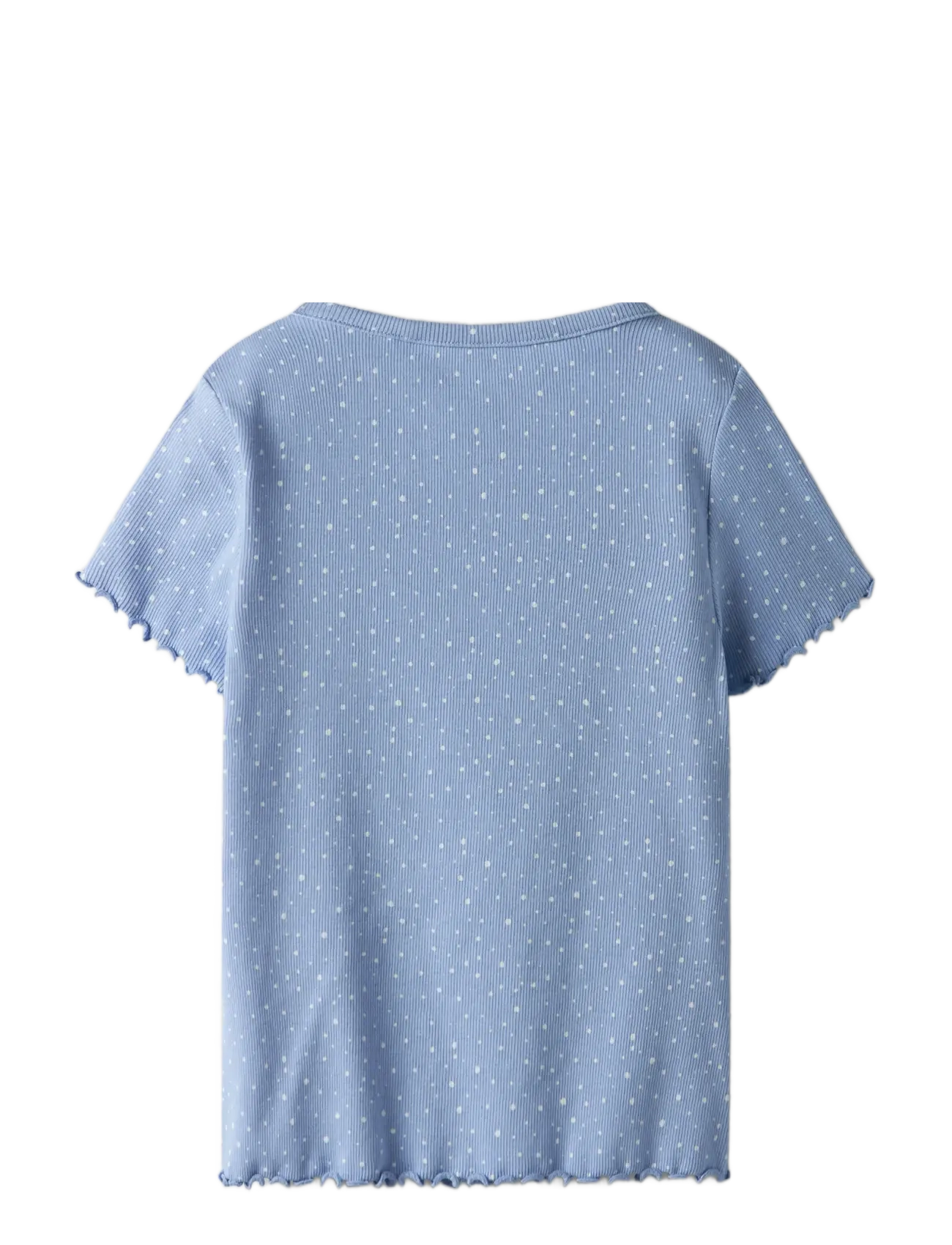 name it - NKFVEMIA AOP SS SLIM TOP - kurzärmelige - serenity - 2