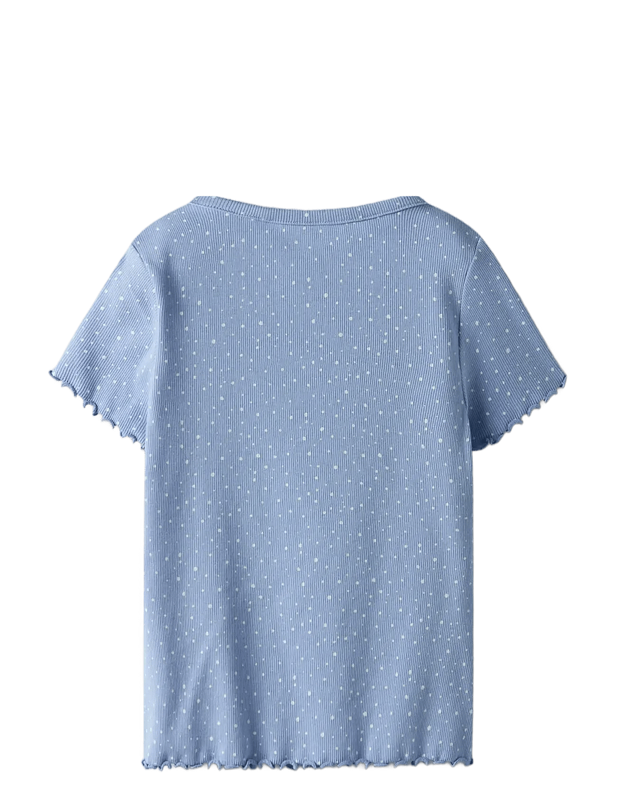 name it - NKFVEMIA AOP SS SLIM TOP - kortärmade t-shirts - serenity - 2