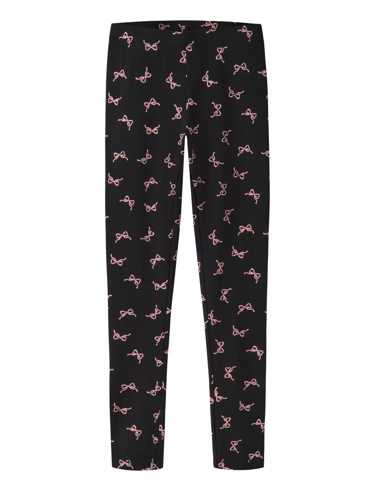 name it Nkfvivian Aop Legging, 140, Unterteile, Schwarz - Leggings, Kinder