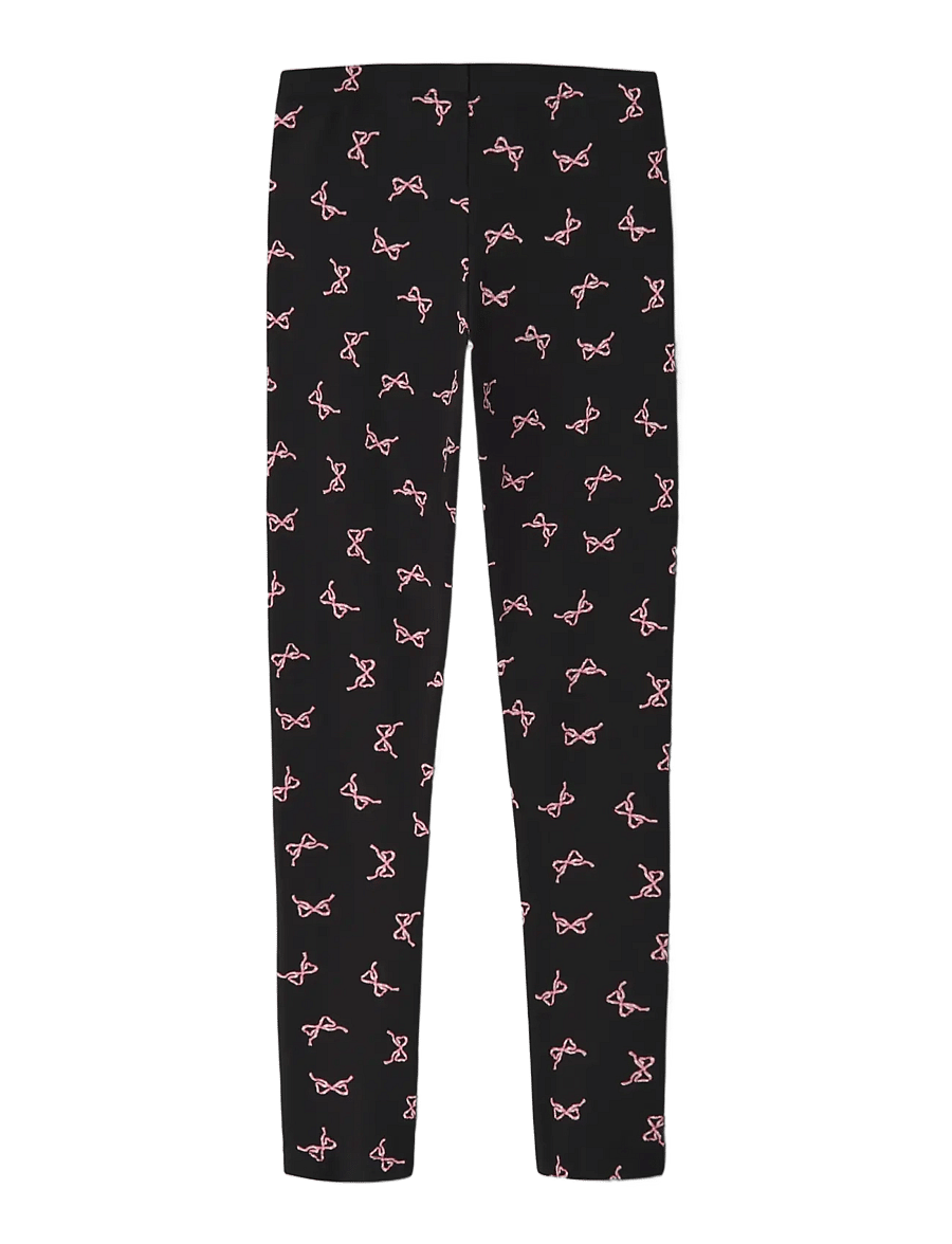 name it - NKFVIVIAN AOP LEGGING - leggings - black - 1