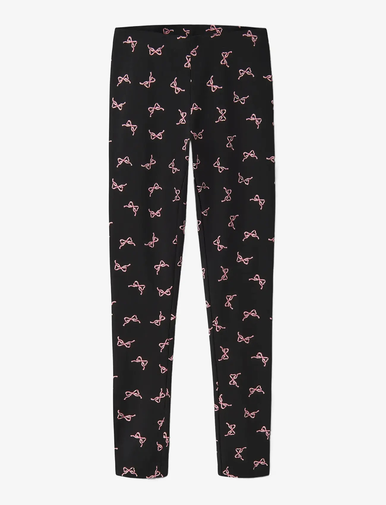 name it - NKFVIVIAN AOP LEGGING - retuusid - black - 2