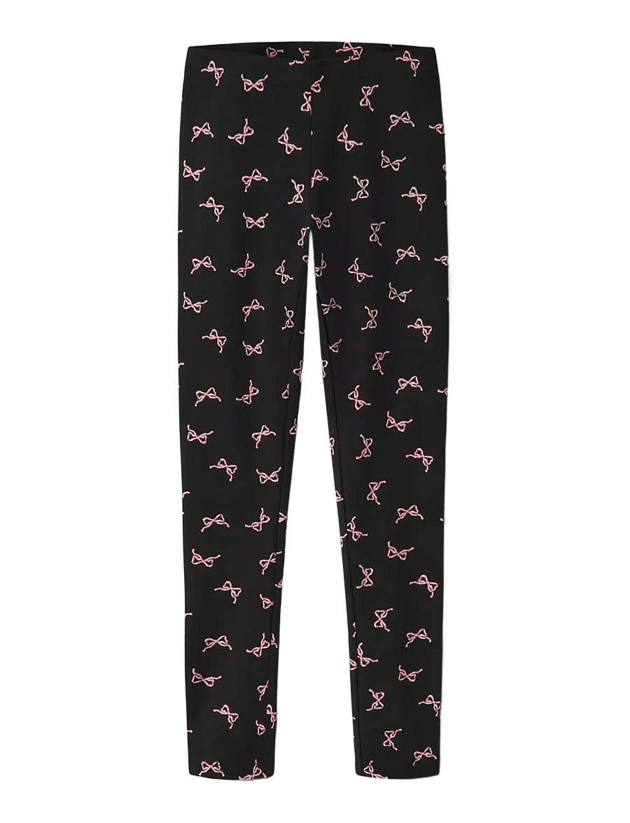 name it - NKFVIVIAN AOP LEGGING - leggings - black - 2