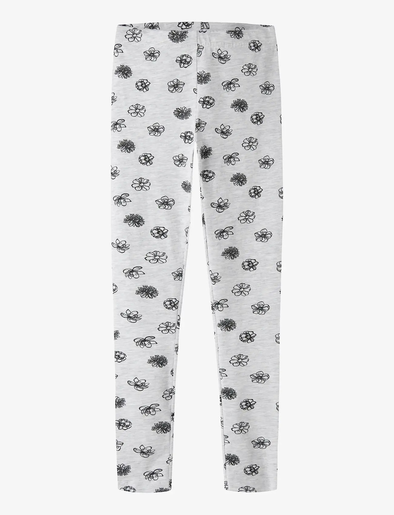 name it - NKFVIVIAN AOP LEGGING - retuusid - light grey melange - 0