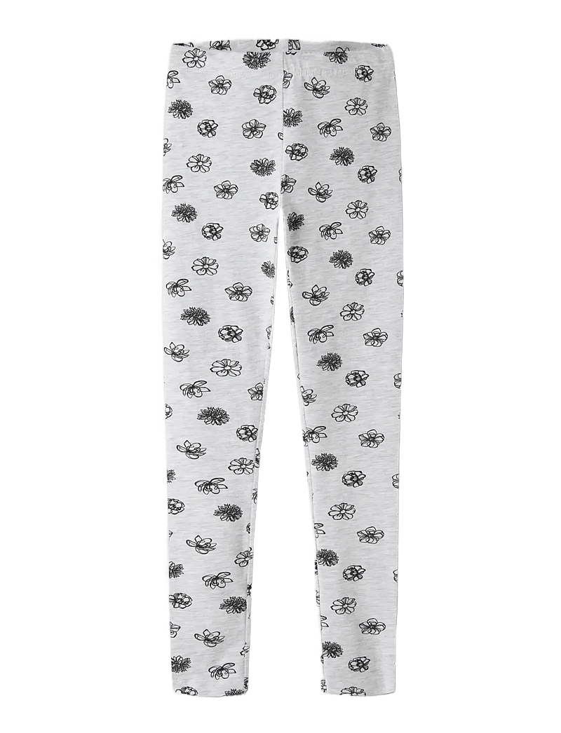 name it - NKFVIVIAN AOP LEGGING - retuusid - light grey melange - 1