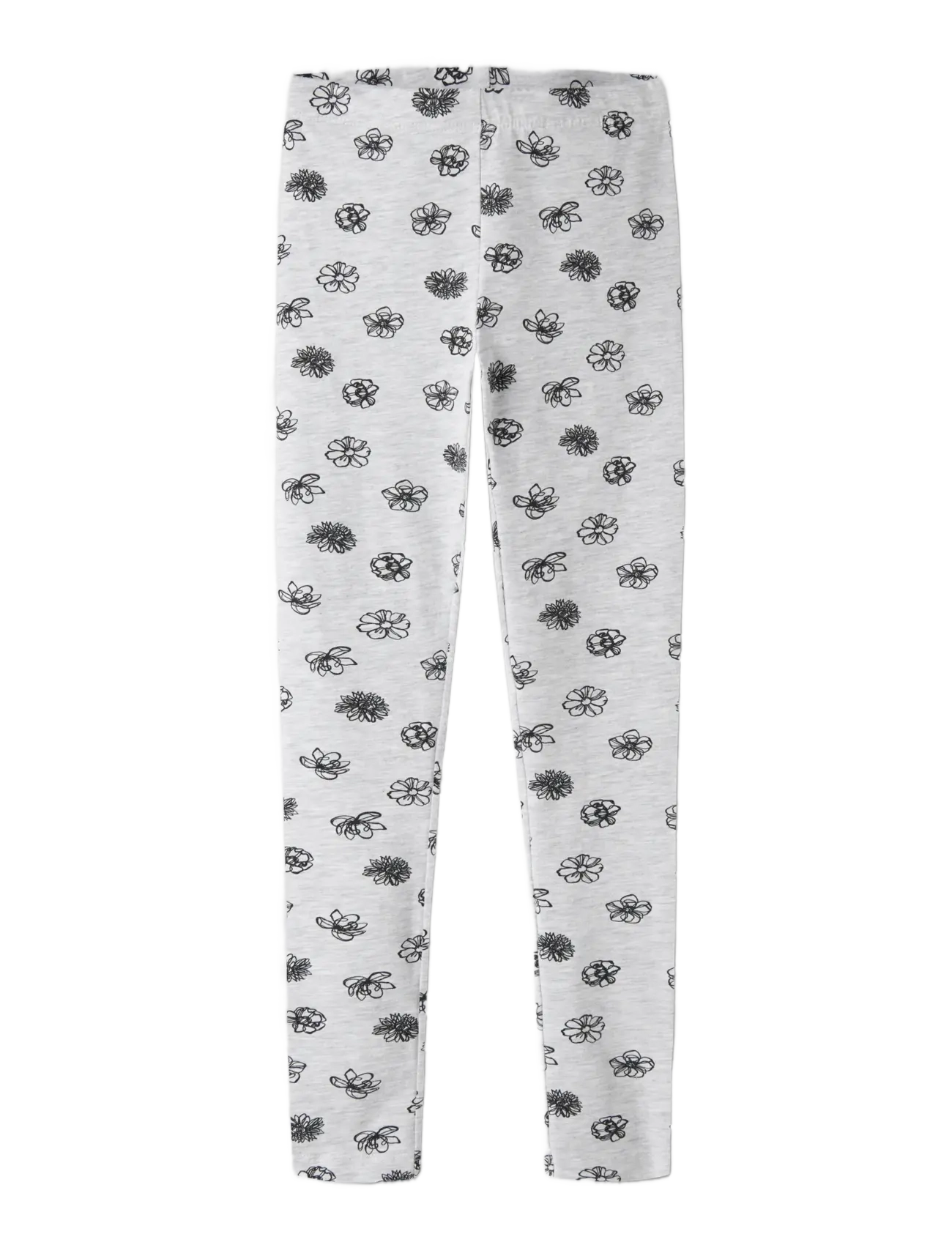 name it - NKFVIVIAN AOP LEGGING - mažiausios kainos - light grey melange - 1