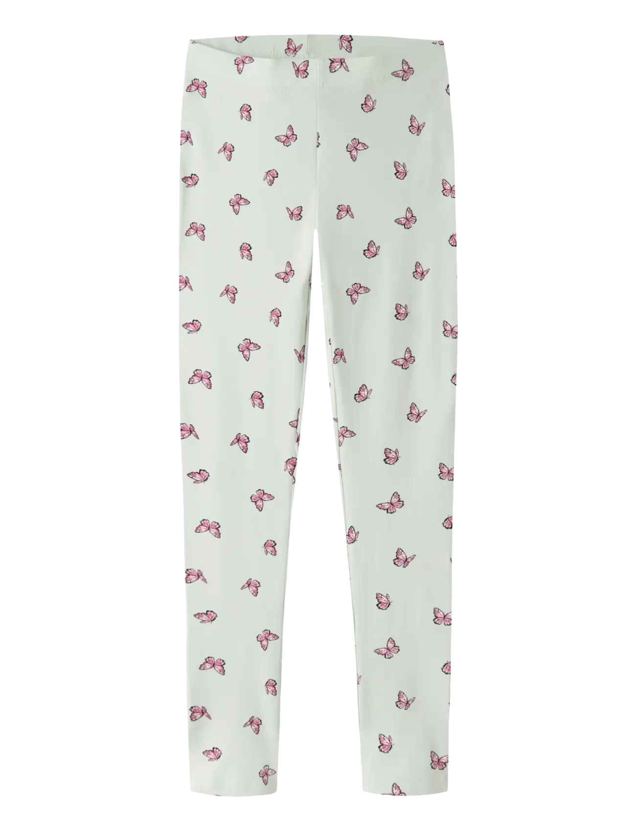 name it - NKFVIVIAN AOP LEGGING - leggings - pale aqua - 0