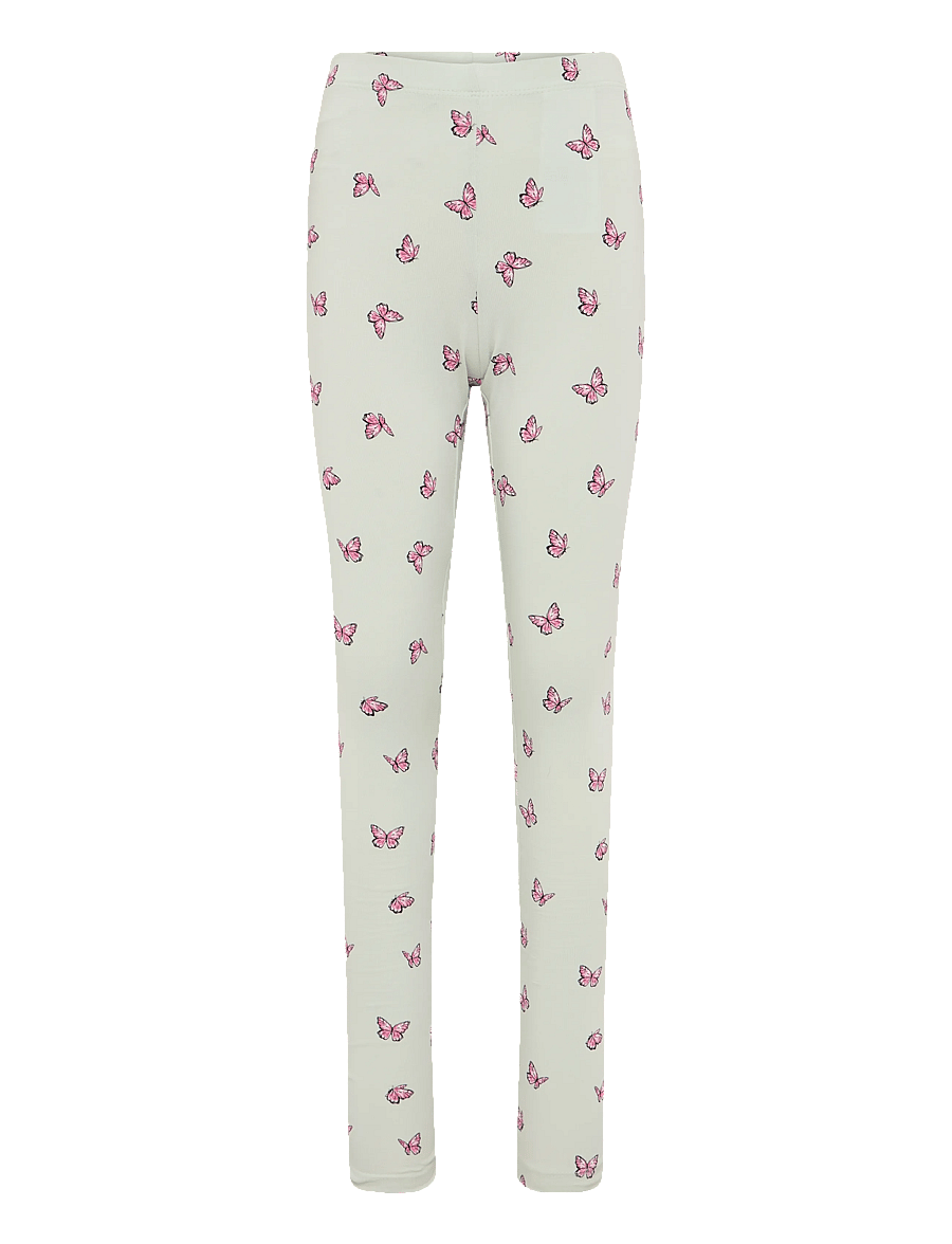 name it - NKFVIVIAN AOP LEGGING - leggings - pale aqua - 0