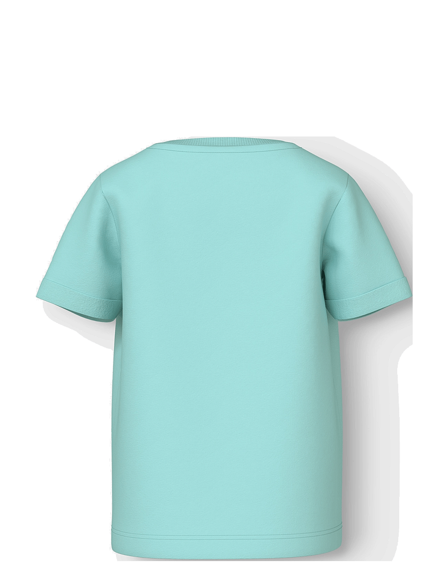 name it - NMMVUX SS TOP - kurzärmelige - blue tint - 1